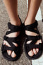 Technical strap sandals