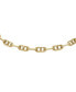 ფოტო #2 პროდუქტის Heritage Crest Mother of Pearl Gold-Tone Brass Chain Bracelet