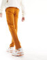 ASOS DESIGN slim fit smart trousers in burnt orange