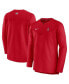Фото #1 товара Men's Red Los Angeles Angels Authentic Collection Game Time Performance Half-Zip Top