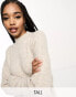 Vero Moda Tall high neck knitted jumper in cream Белый, XS - EU 32 - фото #1