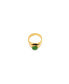 ფოტო #2 პროდუქტის Dome — Green chalcedony signet ring