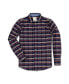 Фото #6 товара Men's Organic Long Sleeve Flannel Double Pocket Button Down Shirt