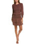Фото #1 товара Платье Nation LTD Abby Demure Party Mini Dress - коричневое