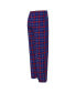 ფოტო #3 პროდუქტის Men's Royal, Red New York Giants Arctic T-shirt and Pajama Pants Sleep Set