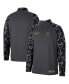 ფოტო #1 პროდუქტის Men's Charcoal Virginia Cavaliers OHT Military-Inspired Appreciation Long Range Raglan Quarter-Zip Jacket