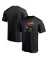 Men's Black Kansas Jayhawks Team Midnight Mascot T-shirt M - фото #1