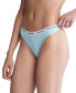 Фото #3 товара Women's Modern Logo Low-Rise Thong Underwear QD5043