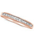 ფოტო #2 პროდუქტის Diamond Baguette Band (1/7 ct. t.w.) in 14k White Gold, Gold, or Rose Gold