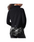 Фото #2 товара Толстовка женская MSX by Michael Strahan Grace Raglan черная с Куртки Full-Zip для бега Канзас-сити Чифс