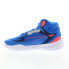 Фото #9 товара Puma Playmaker Pro Mid 37790208 Mens Blue Canvas Athletic Basketball Shoes
