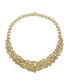 ფოტო #1 პროდუქტის Mesmerizing 3D Geometric Cluster Eternity Necklace with Graduated Basketweave Stack