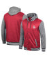 Фото #4 товара Men's Crimson Oklahoma Sooners Robinson Hoodie Full-Snap Jacket