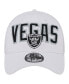 Фото #3 товара Men's White Las Vegas Raiders Breakers 39THIRTY Flex Hat
