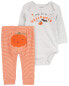 Фото #4 товара Baby 2-Piece My First Halloween Bodysuit Pant Set 12M