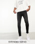 Фото #2 товара ASOS DESIGN spray on jeans with power stretch in washed black