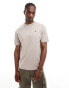 Calvin Klein Jeans relaxed fit back print t-shirt in beige