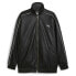 Фото #1 товара Puma T7 Oversized Pleather Full Zip Track Jacket Mens Black Casual Athletic Oute
