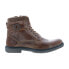 Фото #1 товара Roan by Bed Stu Peterson F805078 Mens Brown Leather Lace Up Casual Dress Boots