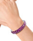 ფოტო #2 პროდუქტის Ruby (7-1/3 ct. t.w.) & Pink Sapphire (7-1/3 ct. t.w.) Ombré Bangle Bracelet in Sterling Silver