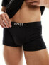 Фото #5 товара Boss Bodywear logo t-shirt and trunk gift set in black