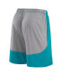 Men's Aqua/Gray Miami Dolphins Go Hard Shorts Aqua, Gray, 3XL - фото #2