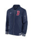 Men's Navy Boston Red Sox Authentic Collection Full-Zip Bomber Jacket