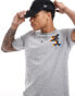 PS Paul Smith t-shirt with skateboard front and back print in grey grau, L - 50 - фото #2