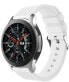 Фото #1 товара Ремешок для часов 4wrist Silicone Strap для Samsung Galaxy Watch - Белый 22 мм