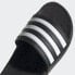 Фото #9 товара Шлепанцы Adidas Adilette Boost (Черные)