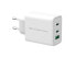 Conceptronic ALTHEA 3-Port 65W GaN USB PD Charger - QC 3.0 - Indoor - AC - 5 V - White