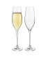 Holmegaard Cabernet Lines 9.9 oz Champagne Glasses, Set of 2
