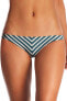 Фото #1 товара Vitamin A Women's 181737 Marin Stripe Hipster Bikini Bottom Swimwear Size S