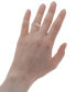 ფოტო #2 პროდუქტის Diamond Flower Cluster Cuff Ring (1/4 ct. t.w.) in 14k White Gold, Created for Macy's