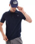 Фото #3 товара GANT shield logo embroid structured cotton knit polo in navy