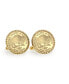 Gold-Layered 2005 Bison Nickel Rope Bezel Coin Cuff Links