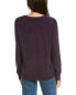 Фото #2 товара Vince V-Neck Cashmere Weekend Sweater Women's M