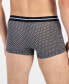 ფოტო #5 პროდუქტის BOSS by Men's 3-Pk. Stretch Logo Waistband Trunks