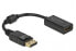 Фото #3 товара Delock 61011 - 0.15 m - DisplayPort - HDMI - Male - Female - Straight