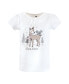 ფოტო #4 პროდუქტის Baby Girls Short Sleeve T-Shirts Winter Animals