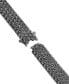 Фото #7 товара Men's Black Cubic Zirconia Hexagon Set Multirow Link Bracelet (Also in White Cubic Zirconia)