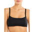 Aqua Swim 285686 Womens Adjustable Straps Bikini Swim Top Black, Size Small