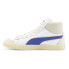 Фото #3 товара Puma Rhuigi X Clyde Mid Basketball Lace Up Mens White Sneakers Casual Shoes 391