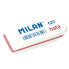 MILAN Blister Pack 2 Bevelled Nata® Erasers