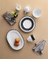 Фото #36 товара Rill 4 Piece Dinner Plate Set, Service for 4