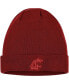 Фото #1 товара Men's Crimson Washington State Cougars Tonal Cuffed Knit Hat