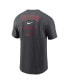 Men's Charcoal Arizona Diamondbacks Logo Sketch Bar T-shirt