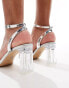 ALDO Aurorai Ankle Chain Sandal in Silver