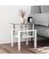 Modern Tempered Glass Coffee Table