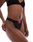 Hugo Bodywear red label lace thong in black